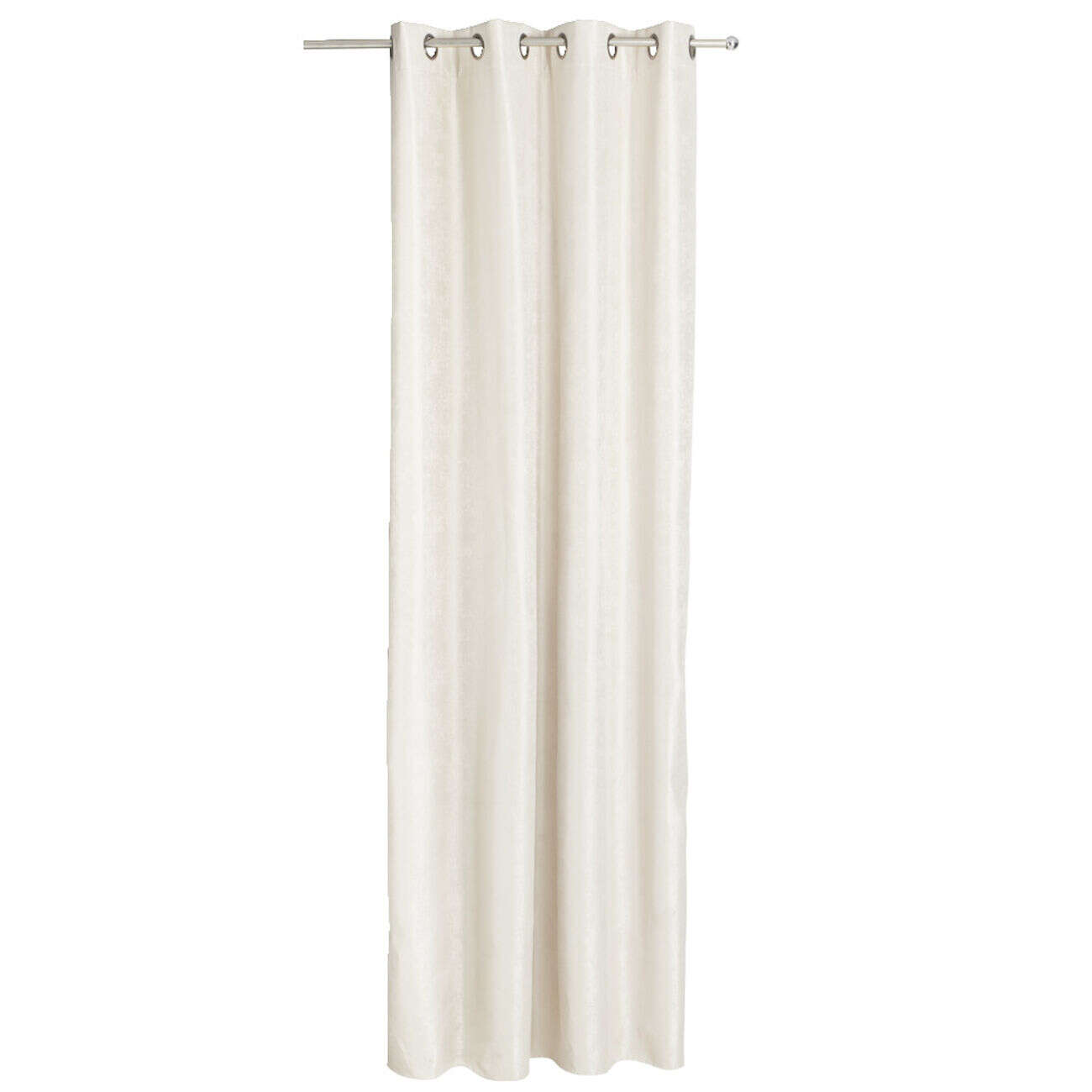 Rideau occultant à oeillets 140x260cm polyester beige