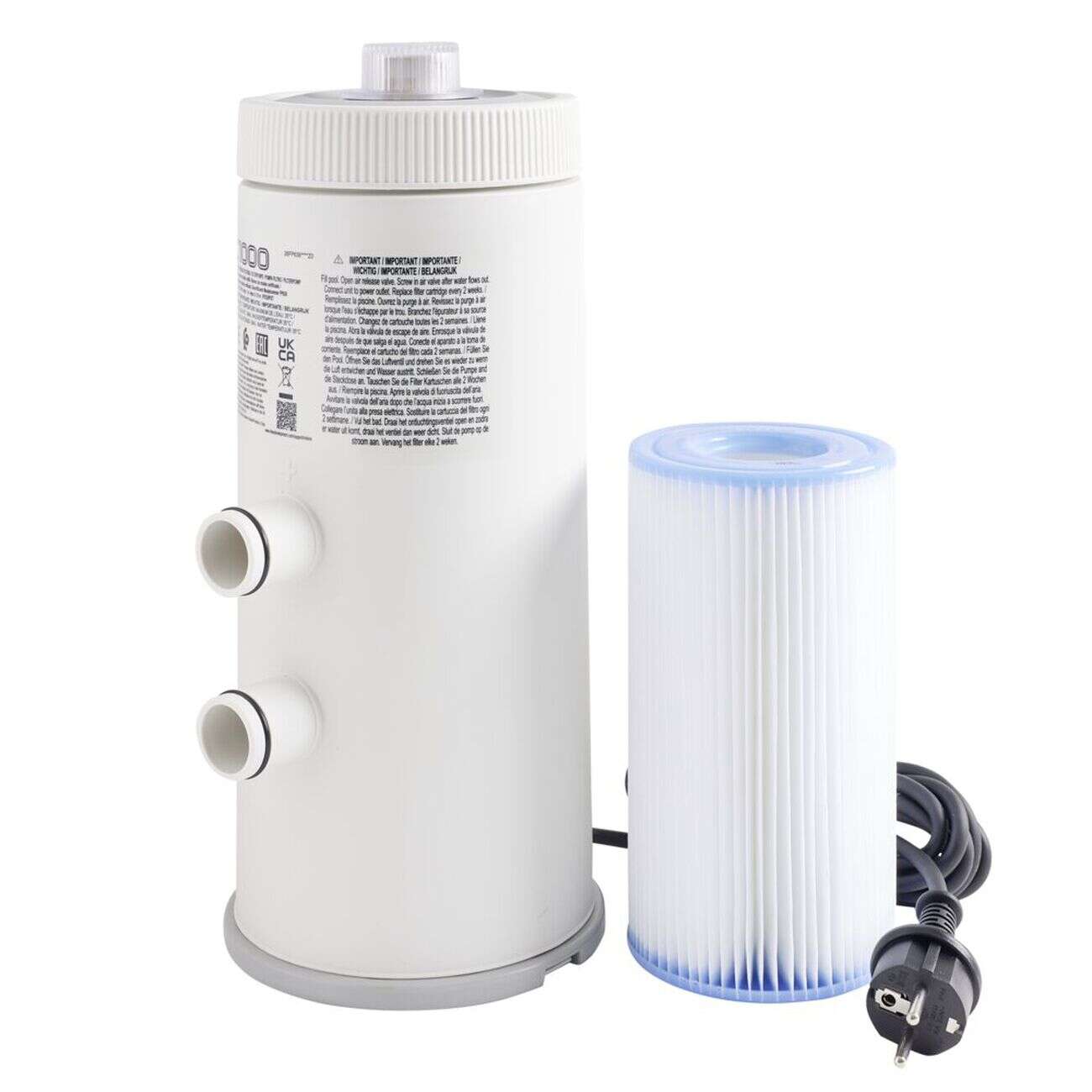 Épurateur à cartouche Intex C1000 filtre piscine 17m³ max. débit 2,7m³/h