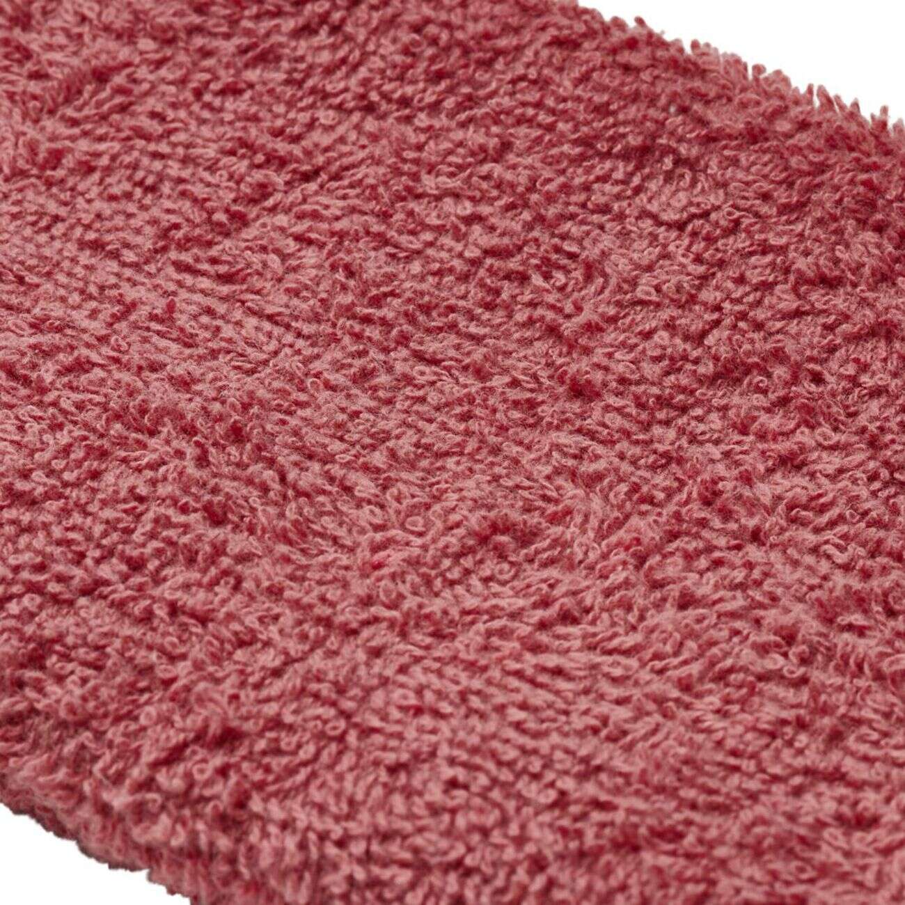 Serviette invité 30x50cm coton orange terracotta