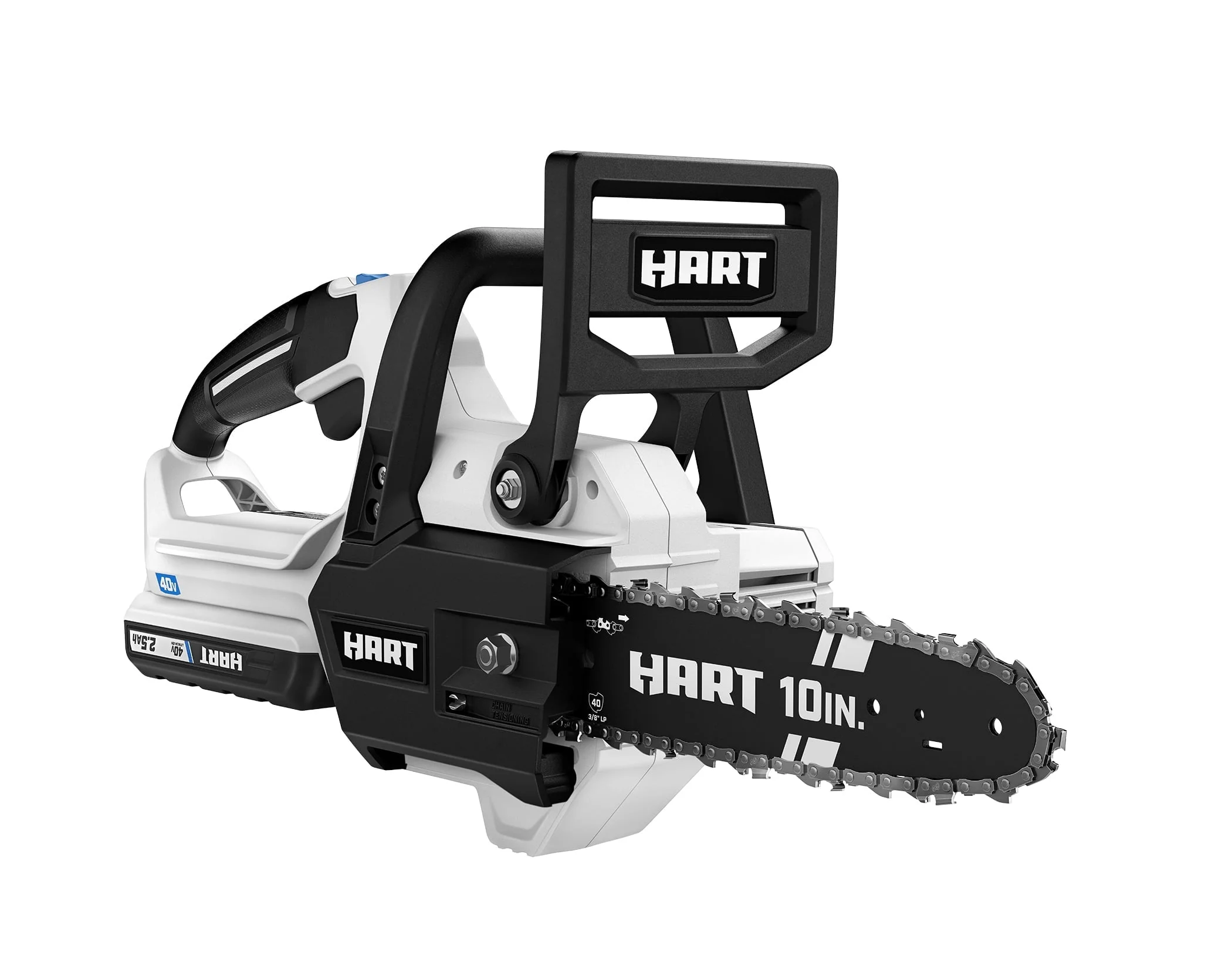 40 Volt 10 Inch Battery Powered Chainsaw Kit, (1) 2 5 Ah Lithium Ion Battery