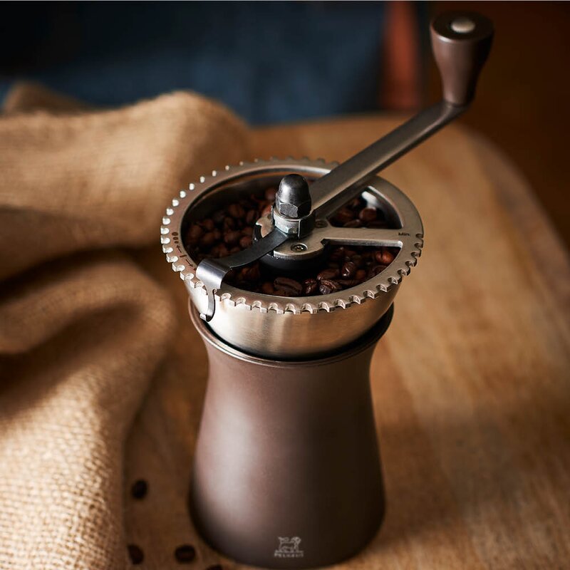 Kronos manuell kaffekvern 19 cm sjokolade