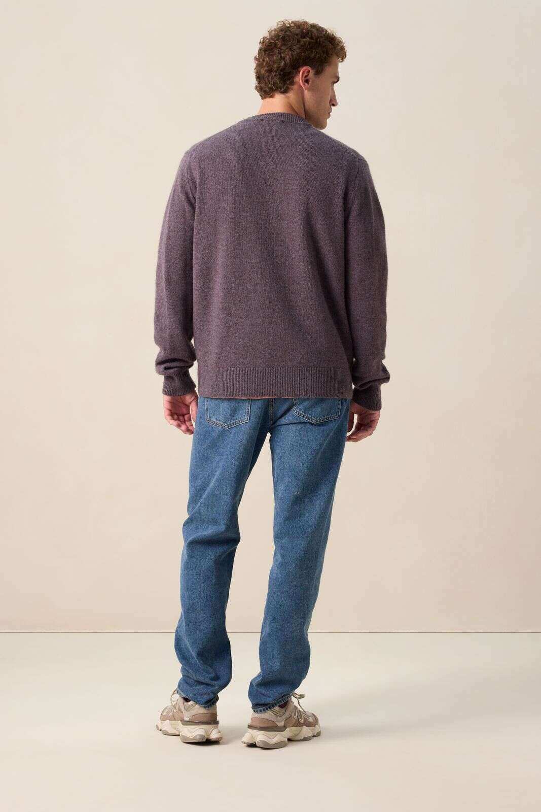 Plato blauwe mid-rise straight fit jeans