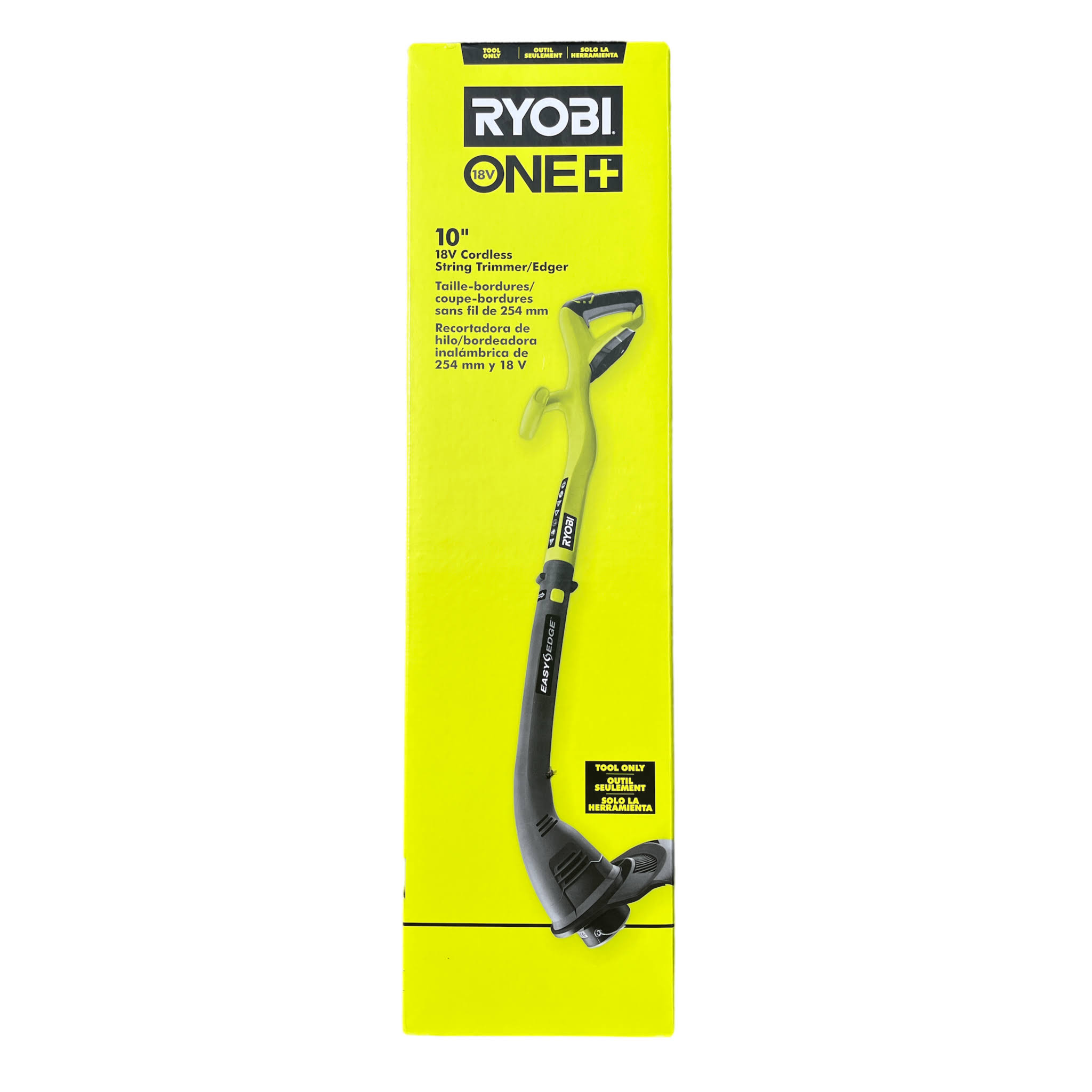 Ryobi One+ 18 Volt Lithium Ion Cordless Electric String Grass Trimmer and Edger