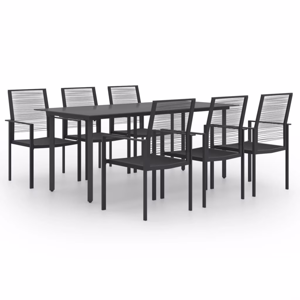 vidaXL Patio Dining Set Garden Outdoor Table and Chair Furniture 7/9 Piece