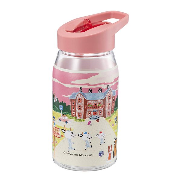 Bukkene Bruse drikkeflaske 0,5L back to school rosa