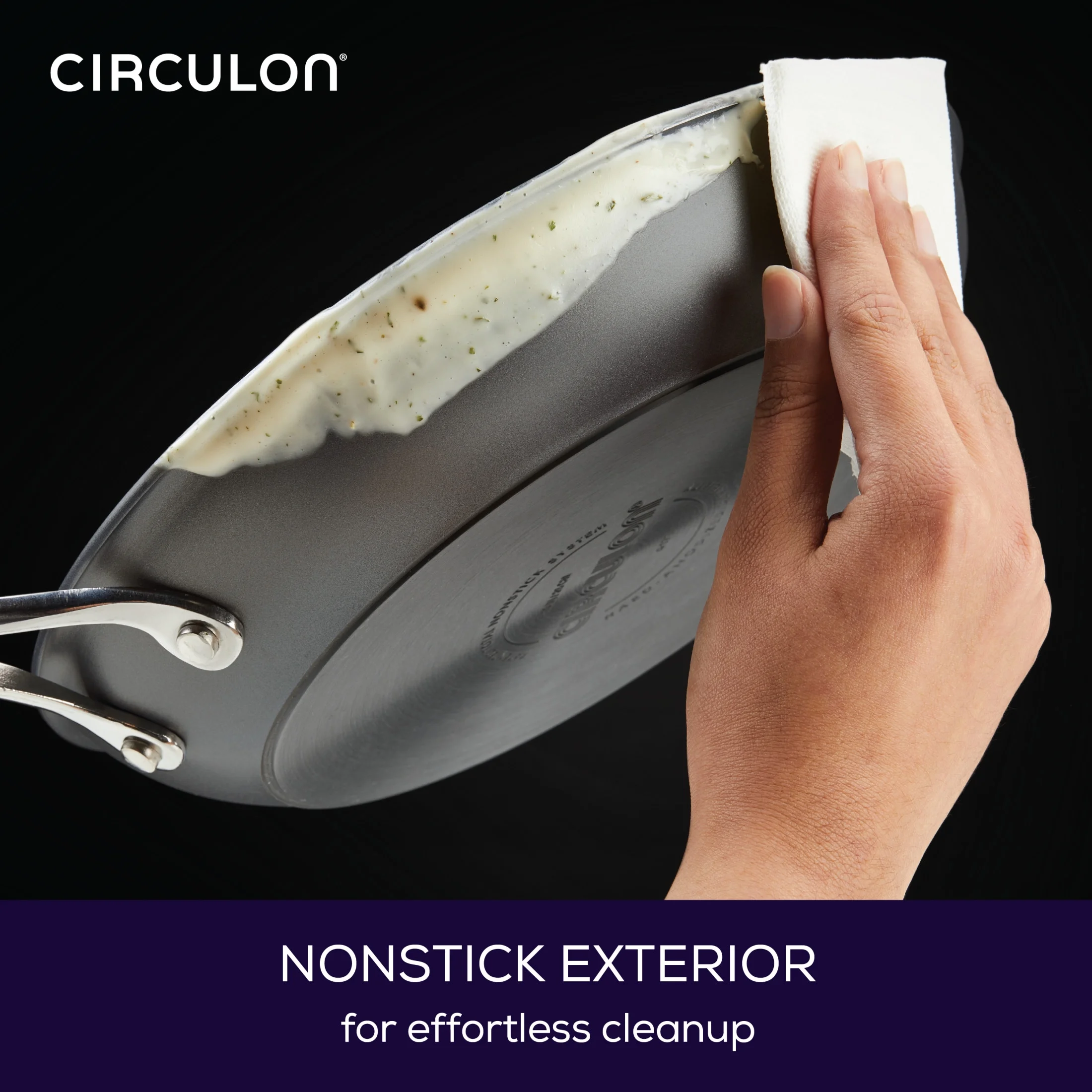 Circulon Elementum Hard - Anodized Nonstick Cookware Set, 10 - Piece, Gray