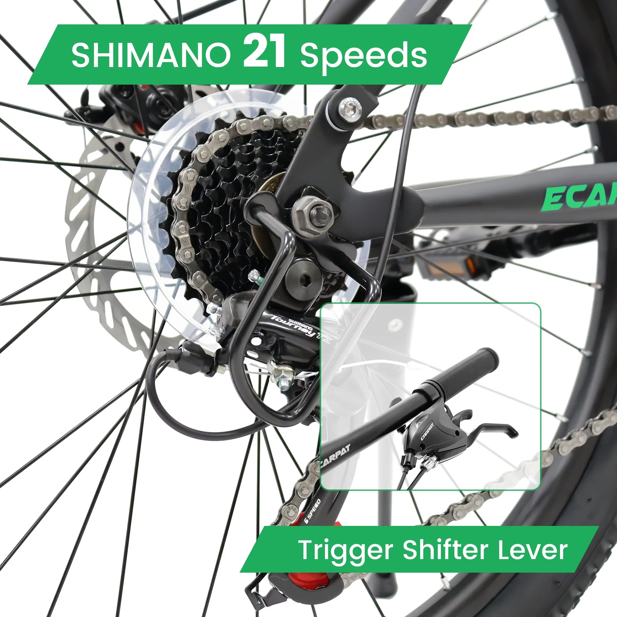 27.5 Inch Mountain Bike , Dual Full Suspension 21-Speed Disc Brakes Thumb Shifter,Carbon Steel Frame Mountain Bike, Mens Womens Trail Commuter City Bicycles