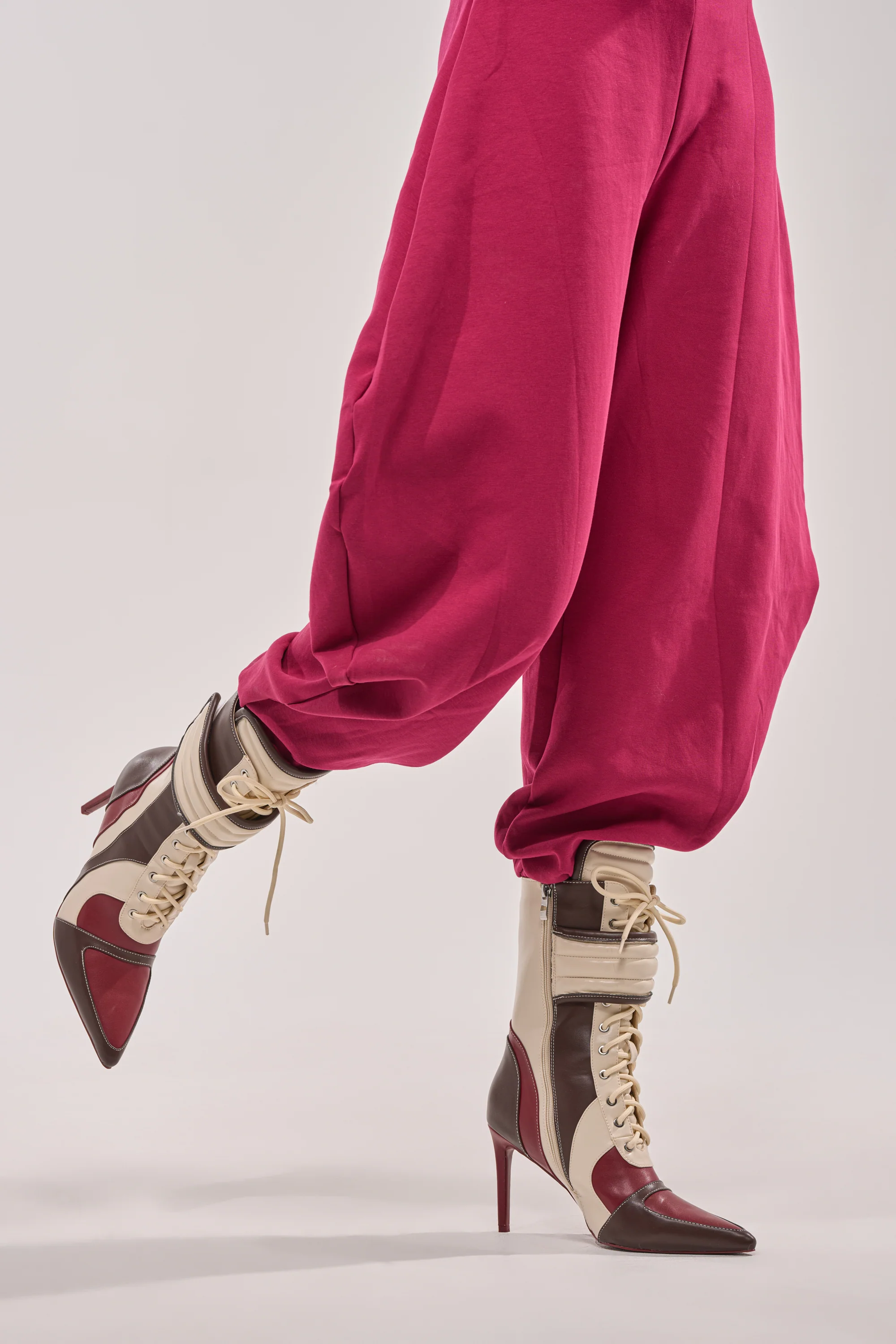 AZALEA WANG AMADA BROWN SPORTY STILETTO BOOTIE - Akira Store
