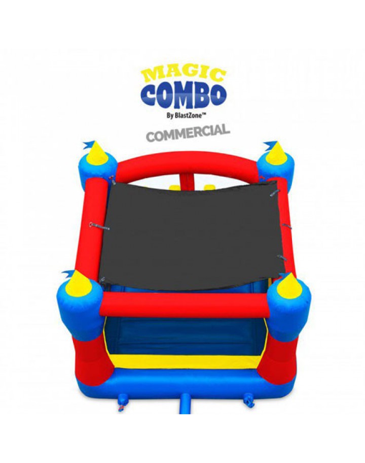 Château gonflable commercial Magic Combo 15 avec toboggan