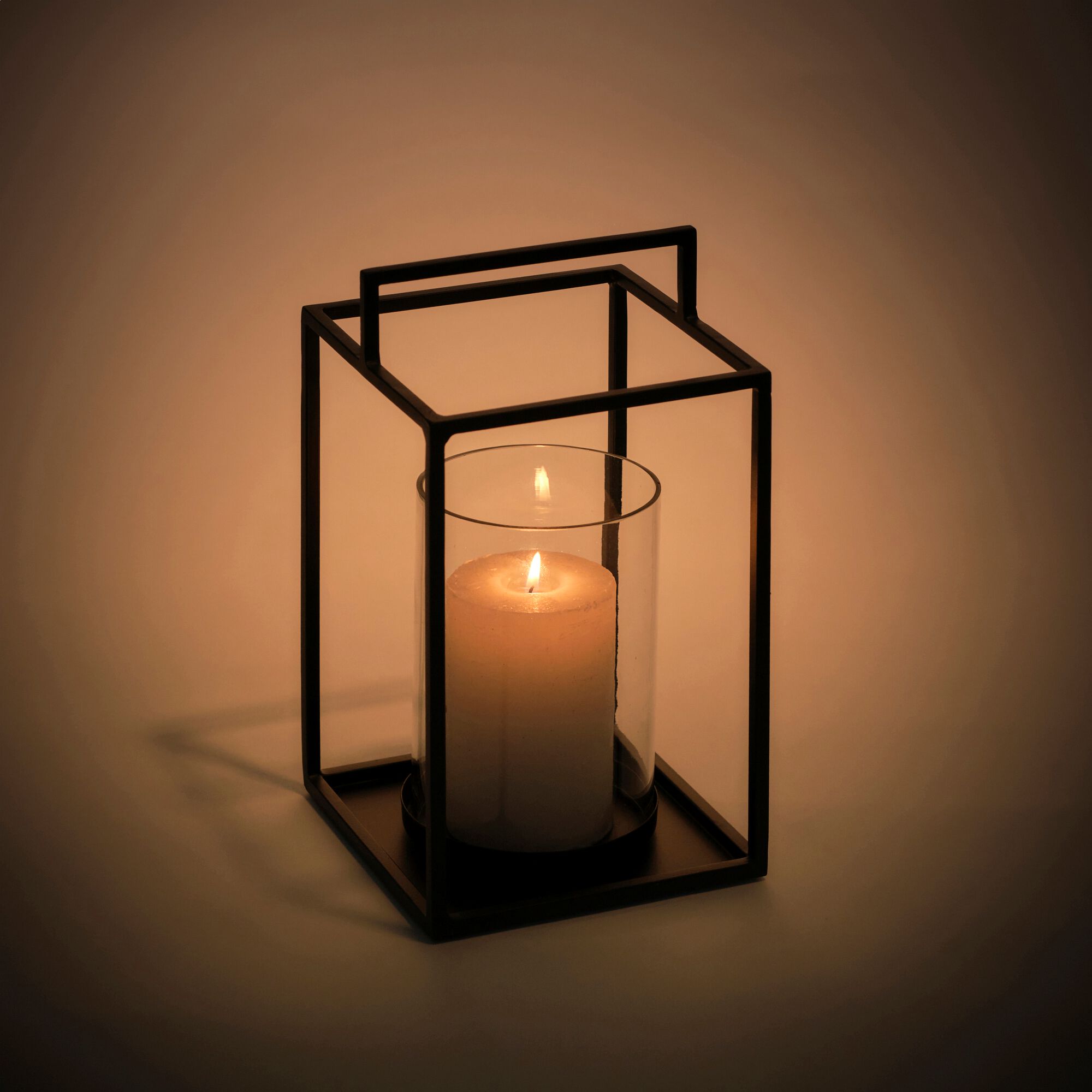 BEDRETTO - Lanterne en fer H26cm - noir