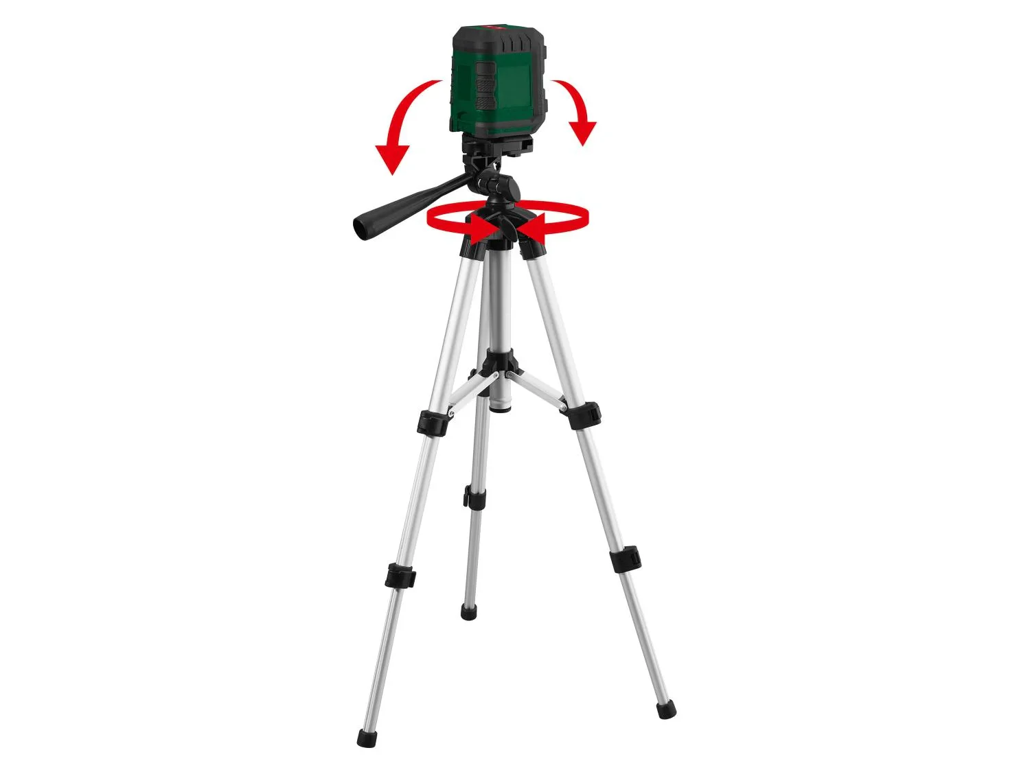 PARKSIDE Niveau laser en croix avec trpied PKLL 10 B5, rouge, 10 m