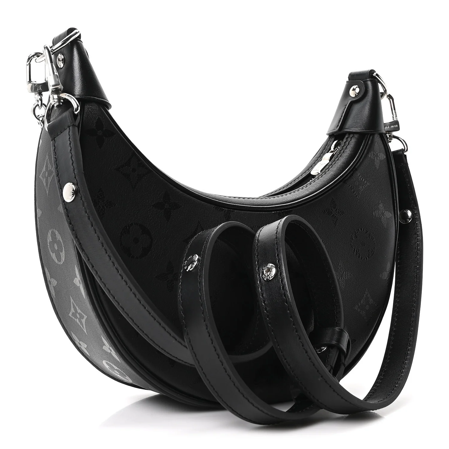 Calfskin Monogram Loop H27 Black