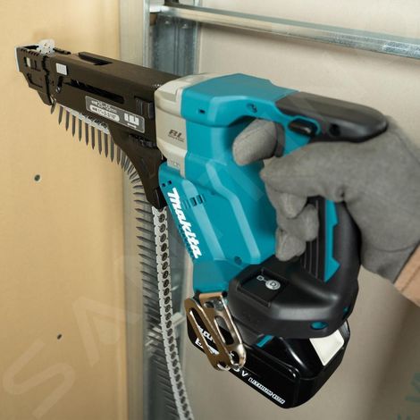 Makita – Visseuse sans fil 18V – Moteur Brushless – Vissage rapide 25-55 mm – Pour chantiers humides – Profondeur d'enfoncement réglable — vue 2