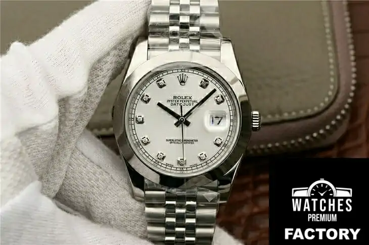 Rolex Datejust M126300 EW Factory Diamond-set Dial