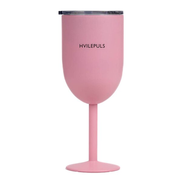 Termo vinglass hvilepuls 40 cl lys rosa