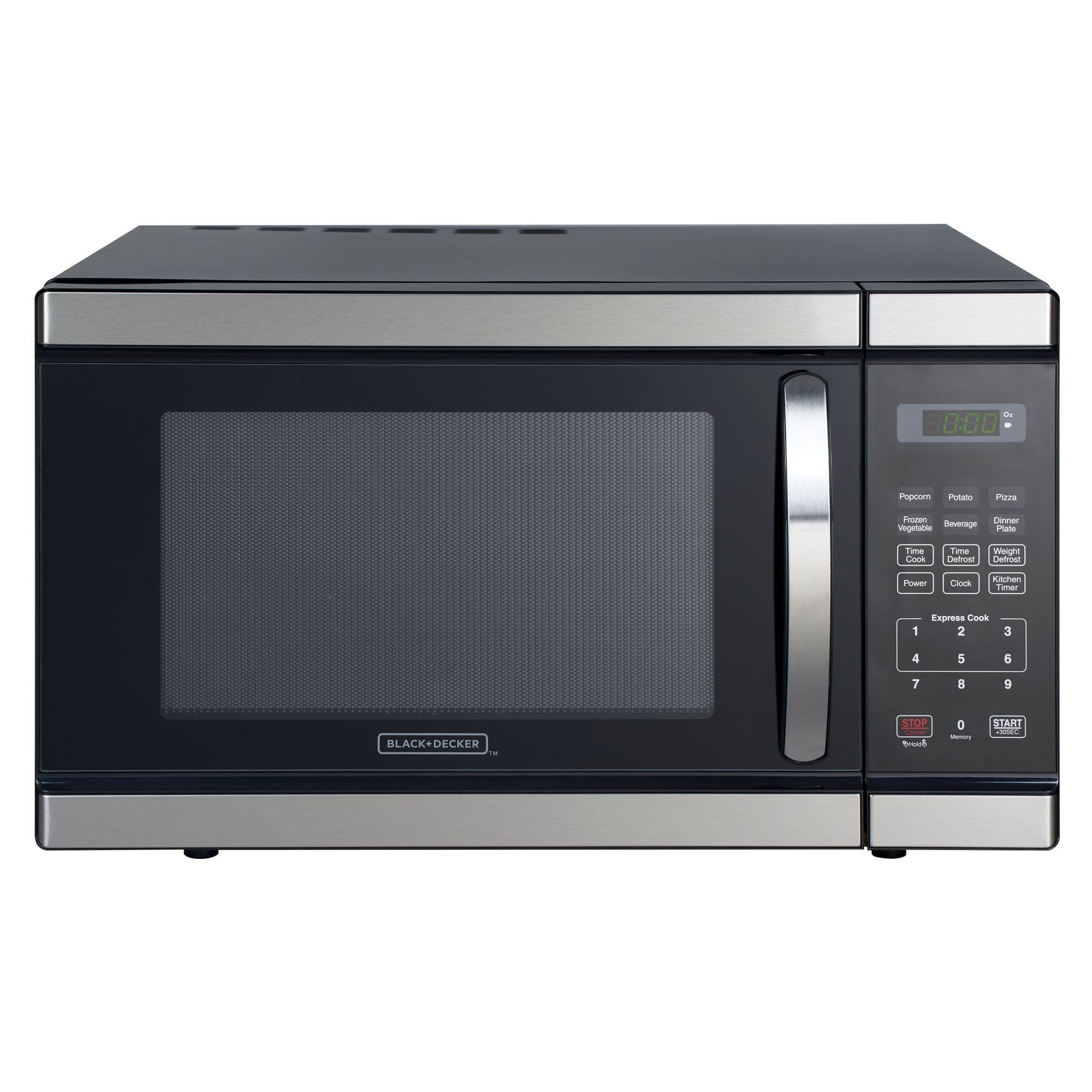 Black & Decker 1.1 Cu ft 1000W Microwave - Stainless Steel