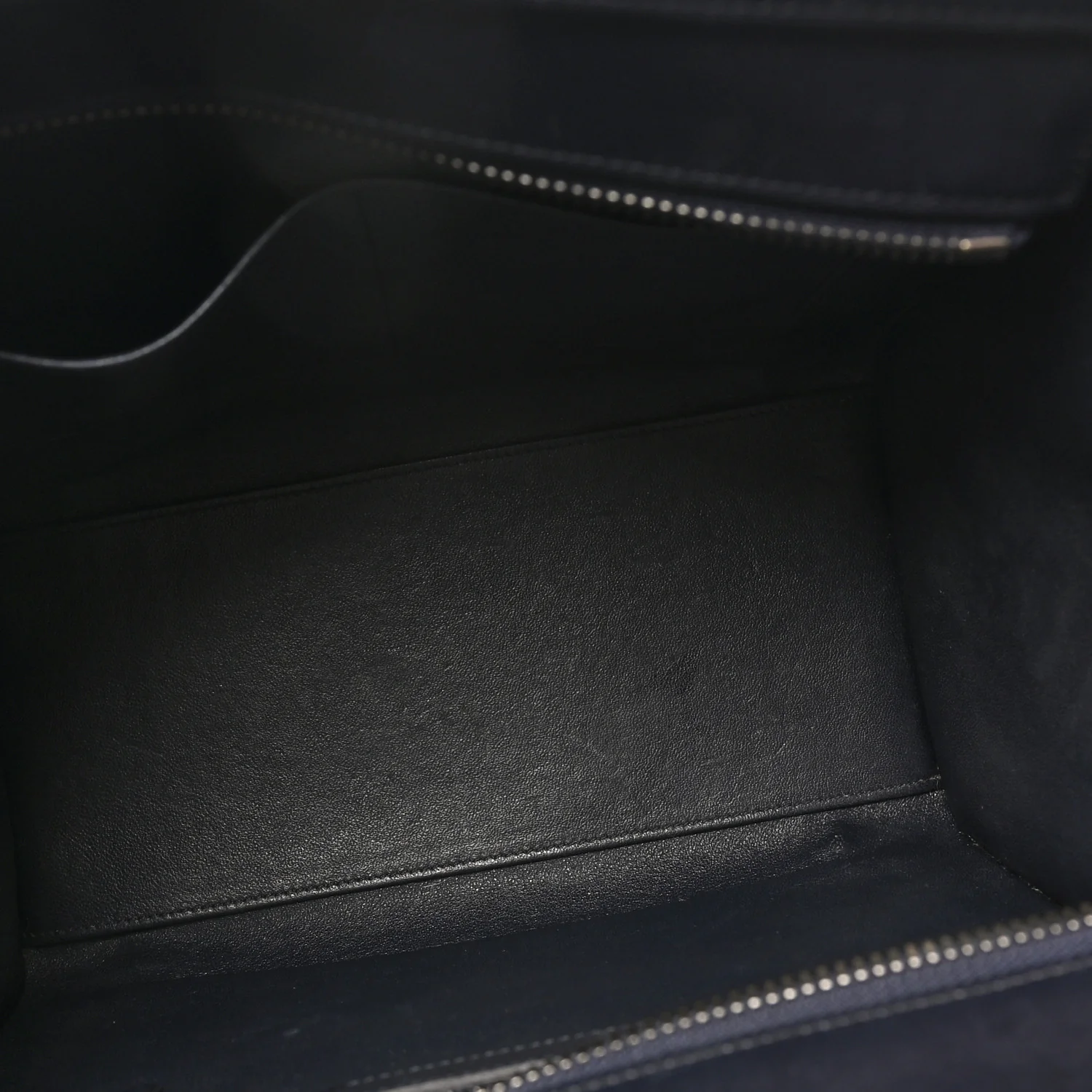 Baby Grained Calfskin Nubuck Micro Tri-Color Luggage White