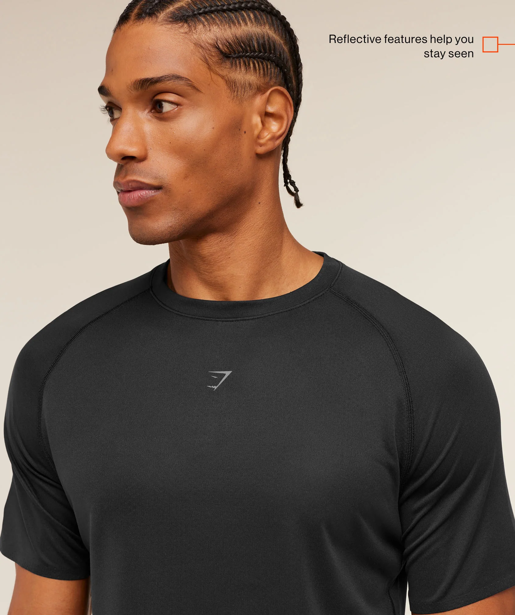 HYBRID ENGINEERED JACQUARD T-SHIRT - Black