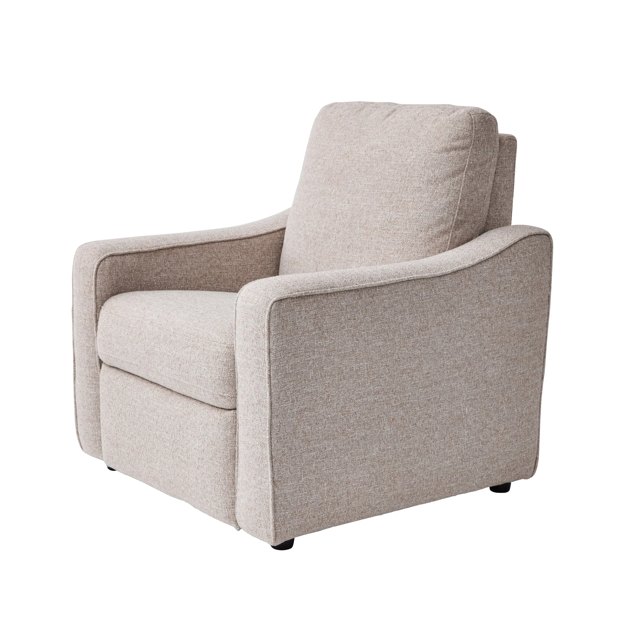 Better Homes & Gardens Allen Push-Button Power Recliner Chair, Cocoa Faux Leather