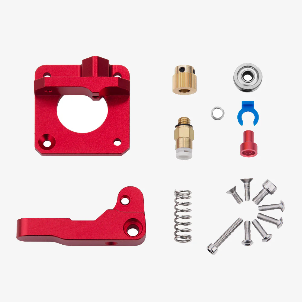 Extrudeuse en métal rouge pour LK5 PRO/LK4 PRO/LK1/LK4 (longue durée)