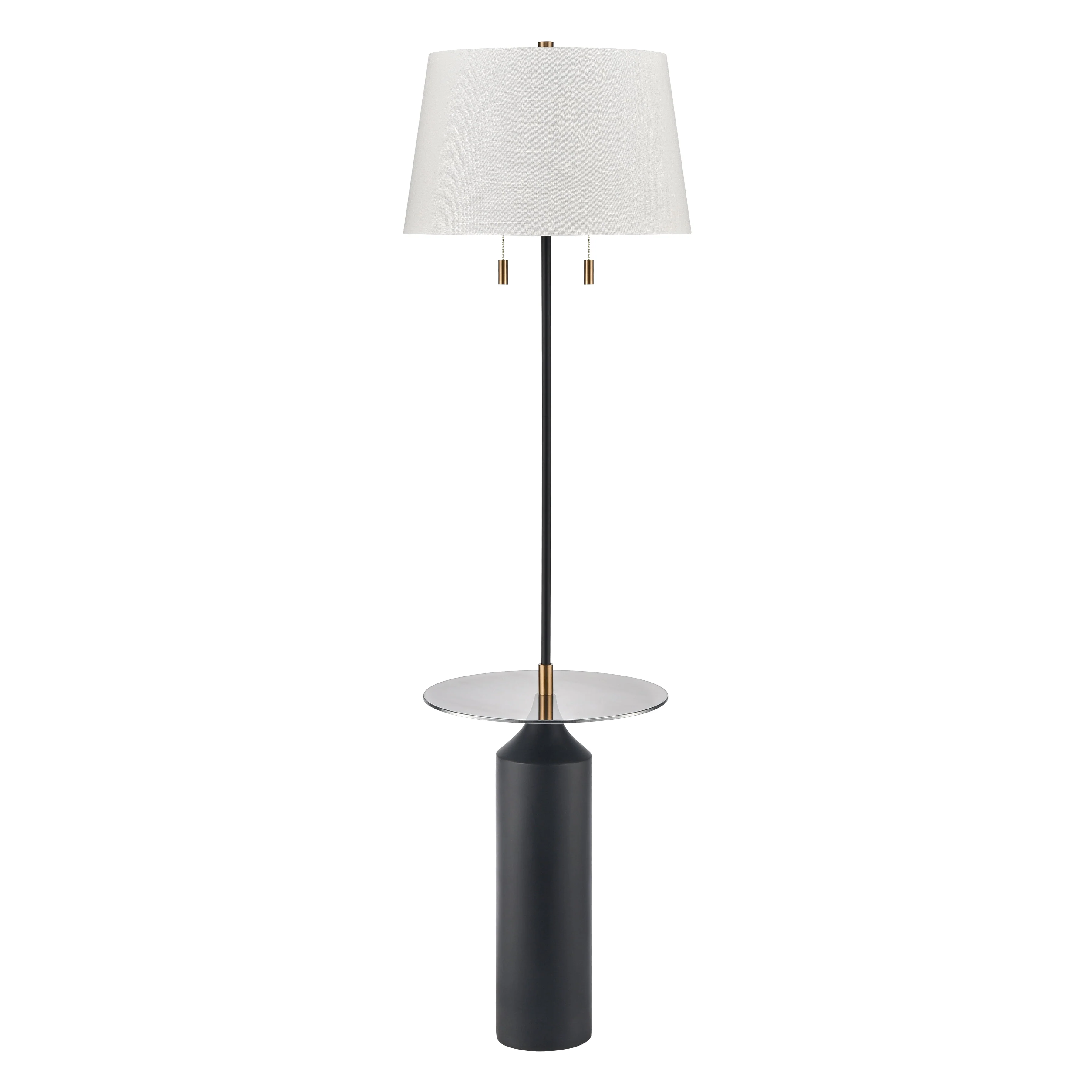 Sheve It 65'' High 2-Light Floor Lamp - Matte Black