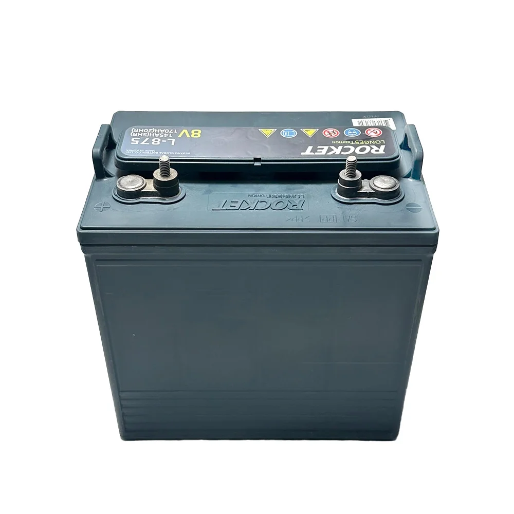 L-875 170Ah 8V Golf Cart Battery Replaces Trojan T-875 (Set of 8) - Image 8