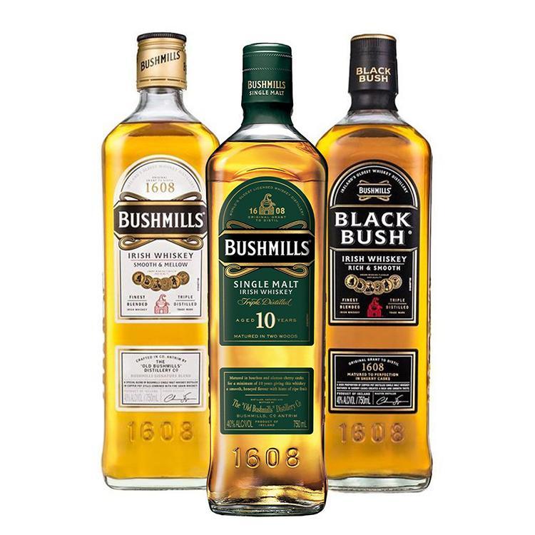Irish Whiskey 10 Year Black Bush Bundle