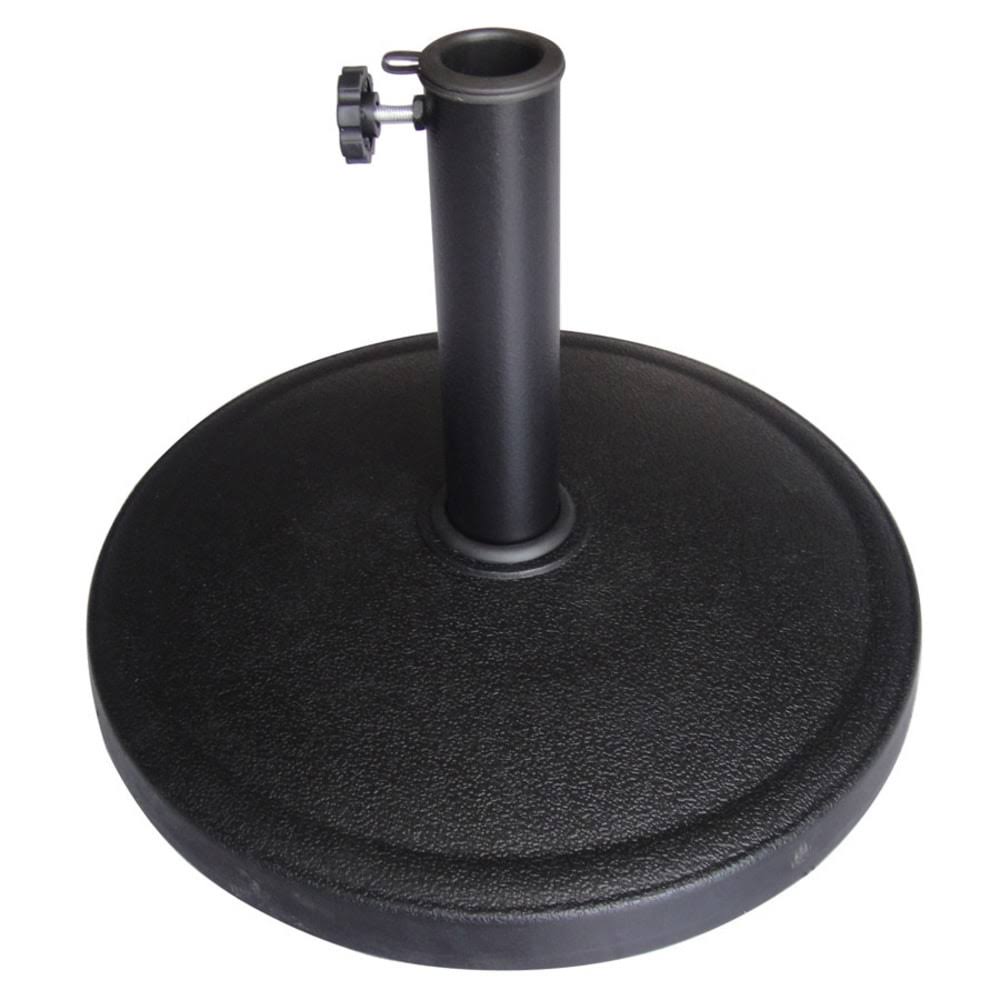 Garden Treasures Umbrella Base Black Patio Umbrella Base