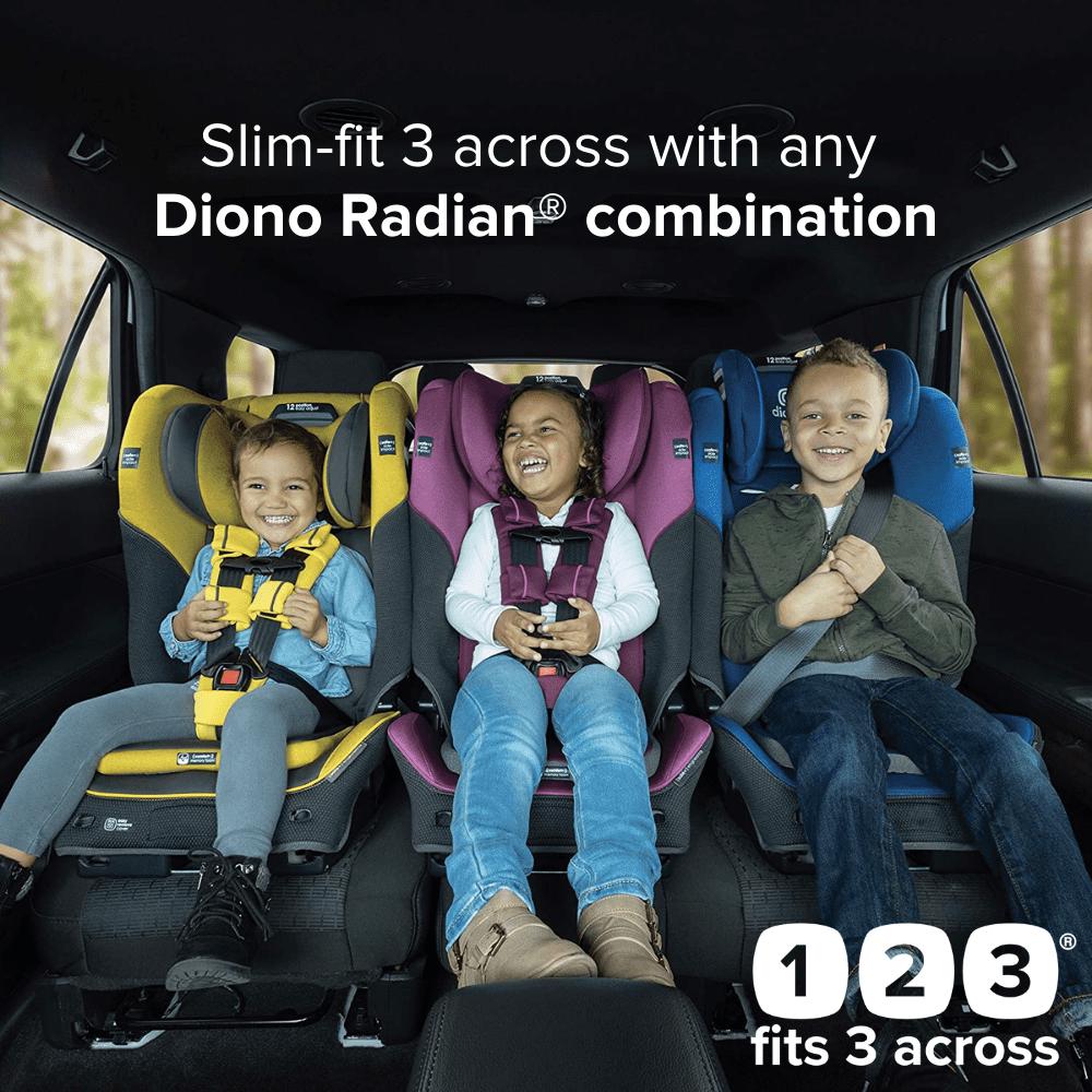 Radian 3QX SafePlus All-in-One Convertible Car Seat. Slim Fit 3 Across. Red - Image 2