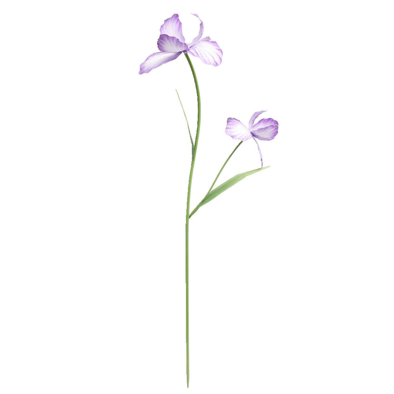 Fleur métal à planter iris H99cm (3 modèles)