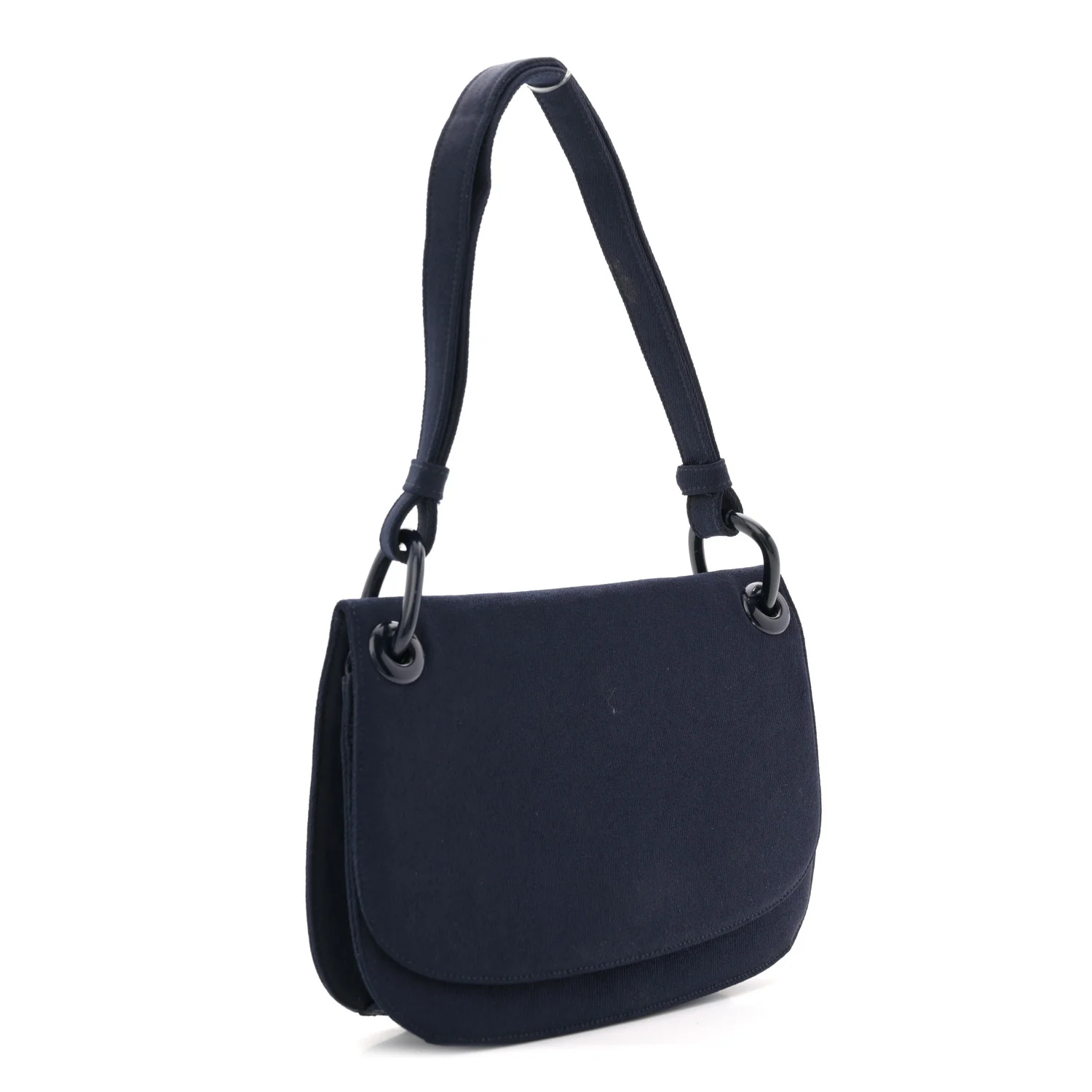 Tessuto Nylon Shoulder Bag Bleu