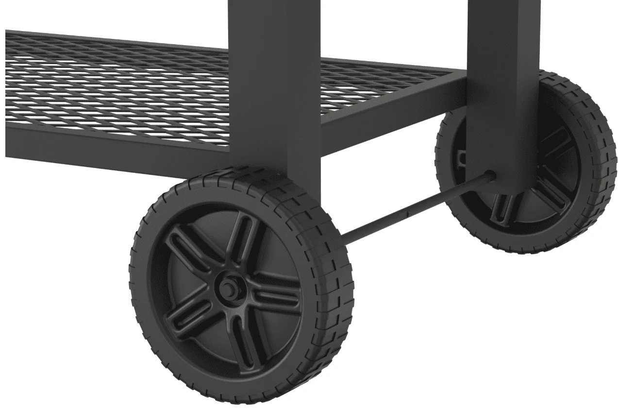 Grill Heavy Duty 24 Inch Charcoal Grill, Black Image 8