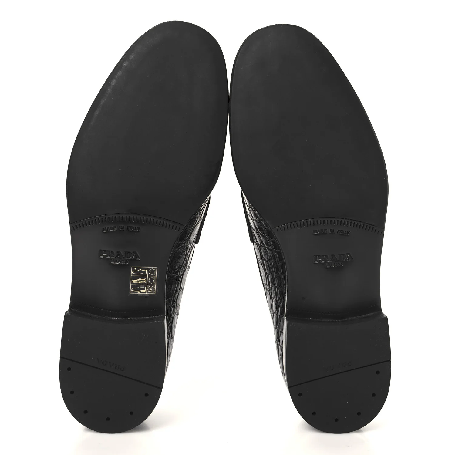 Crocodile Mens Loafers 7 Black