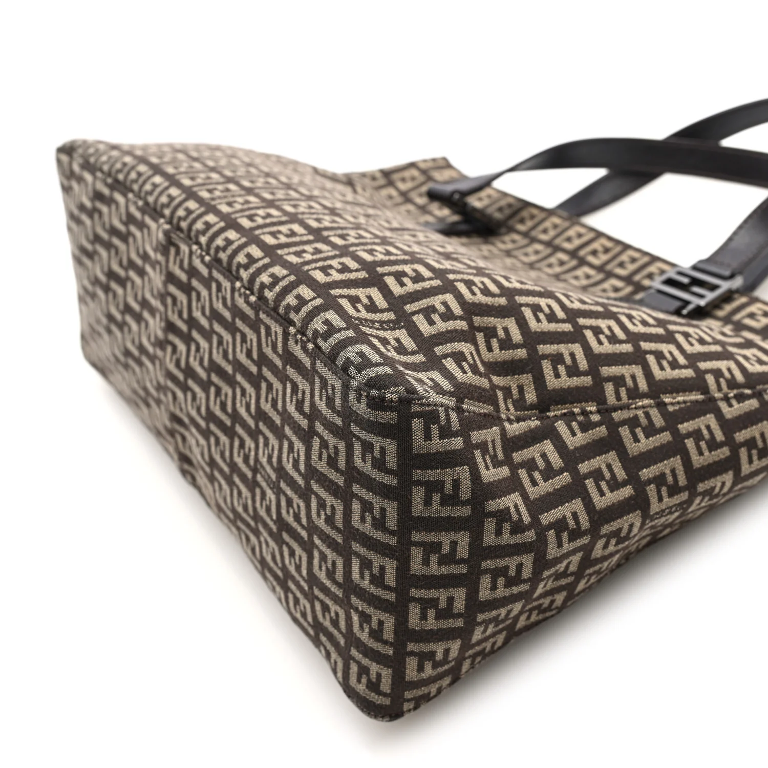 Zucchino Vitello Roll Tote Tobacco