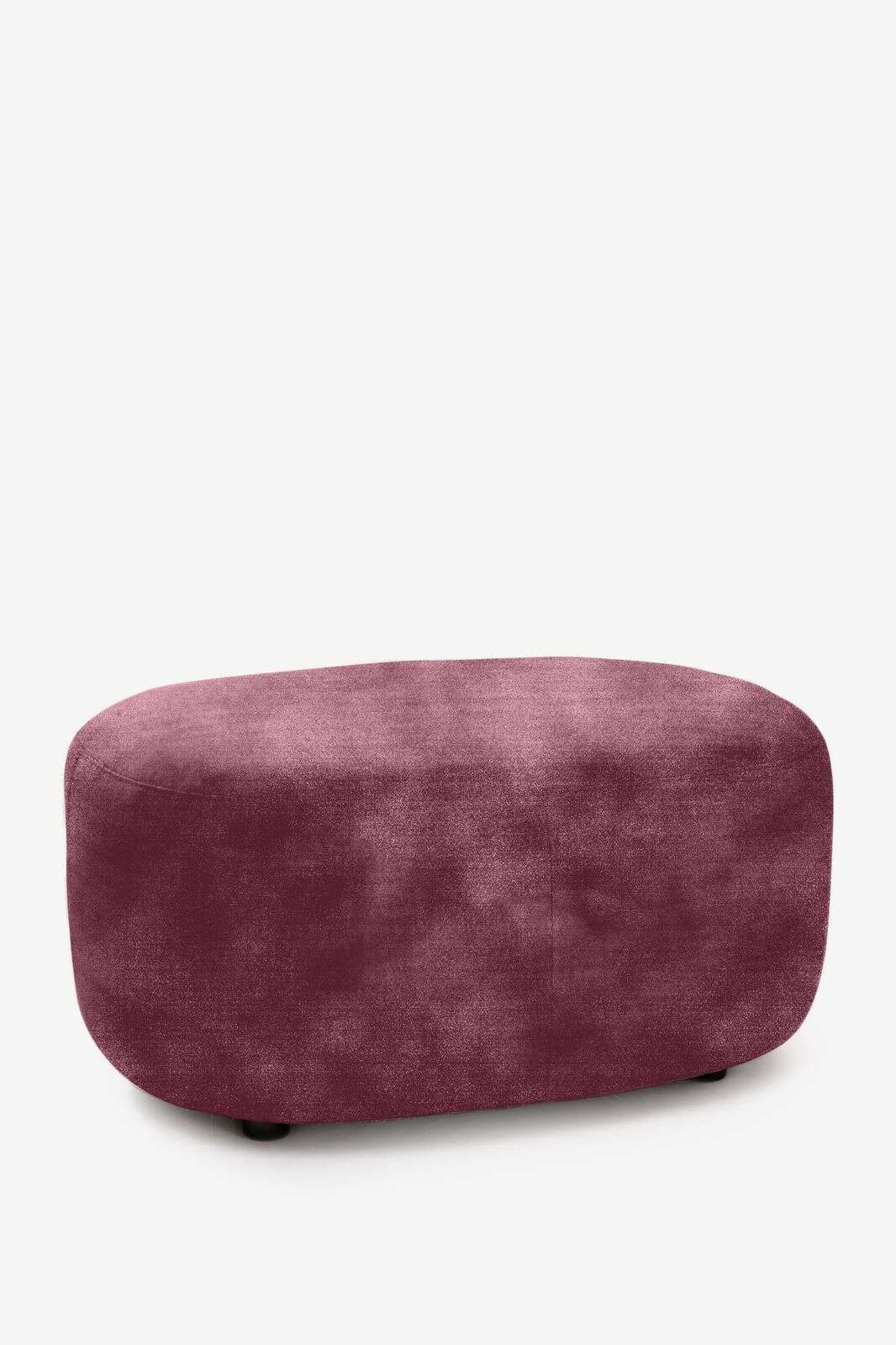 Empress velvet hocker Juke wine red