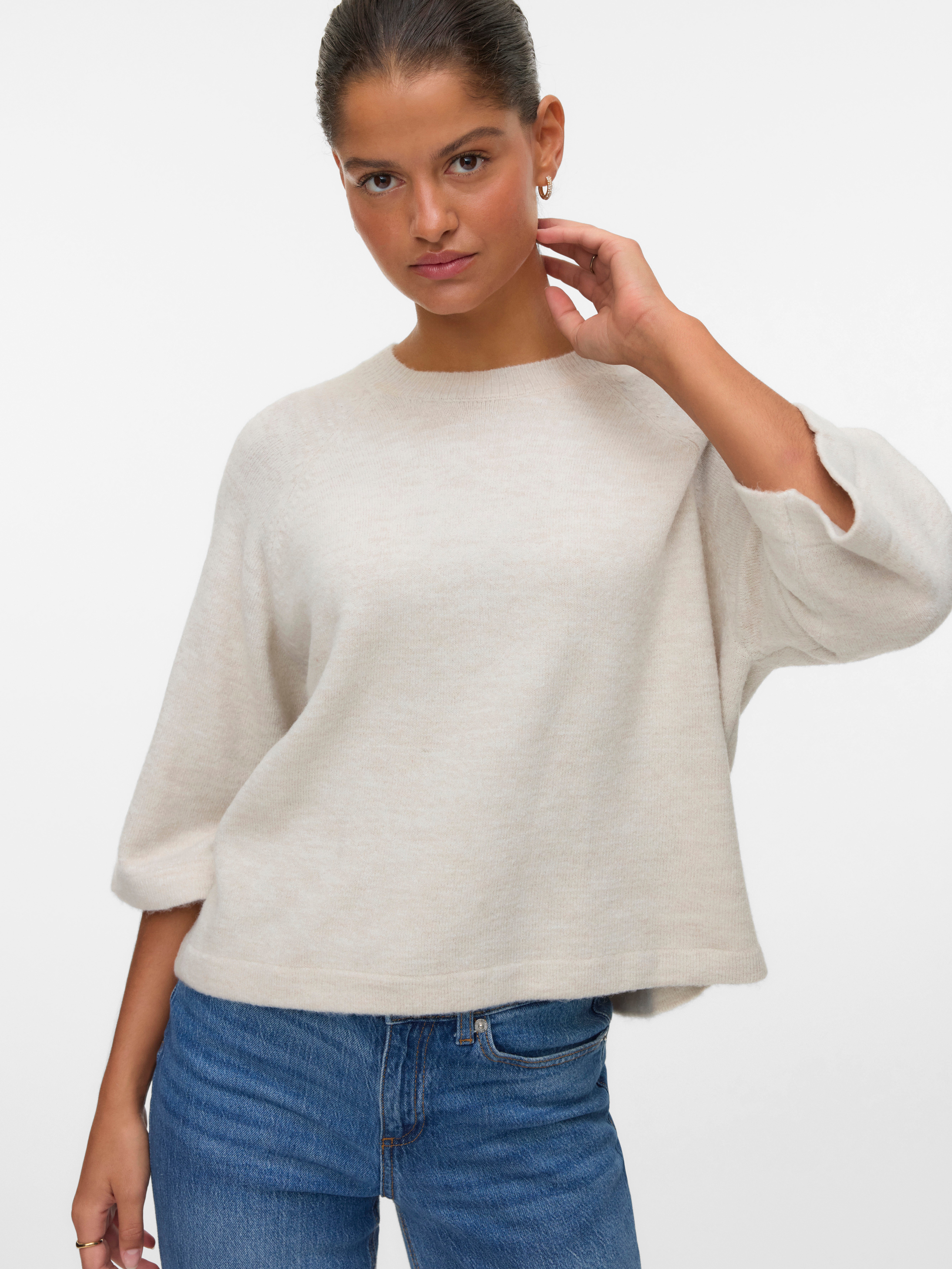 VERO MODA® VMLEFILE Knitted pullover