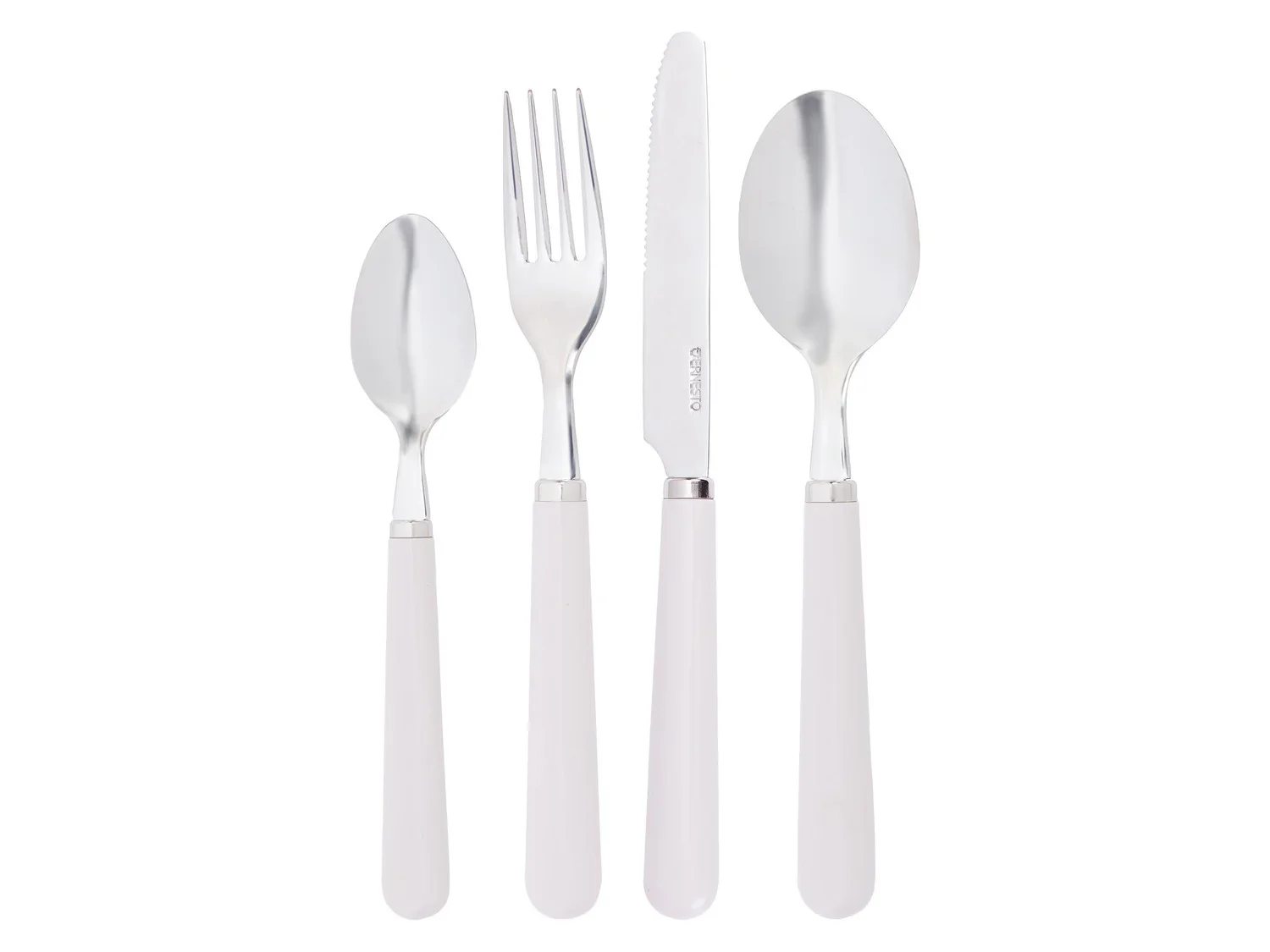 ERNESTO Set de couverts en acier inoxydable, 24 pices