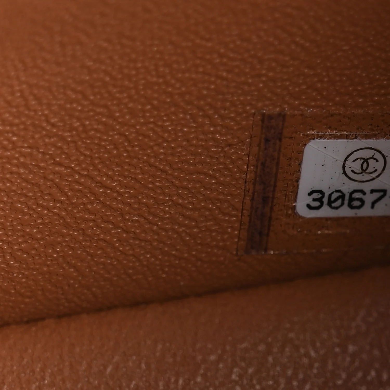 Lambskin Quilted Mini Rectangular Flap Brown