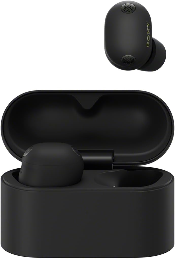 Sony WF-1000XM6 The Best Truly Wireless Noise Cancelling Earbuds (2026 Model)  Bluetooth in-Ear Headphones  with Studio-Quality Sound  Up to 24 Hours of Battery Life  Black