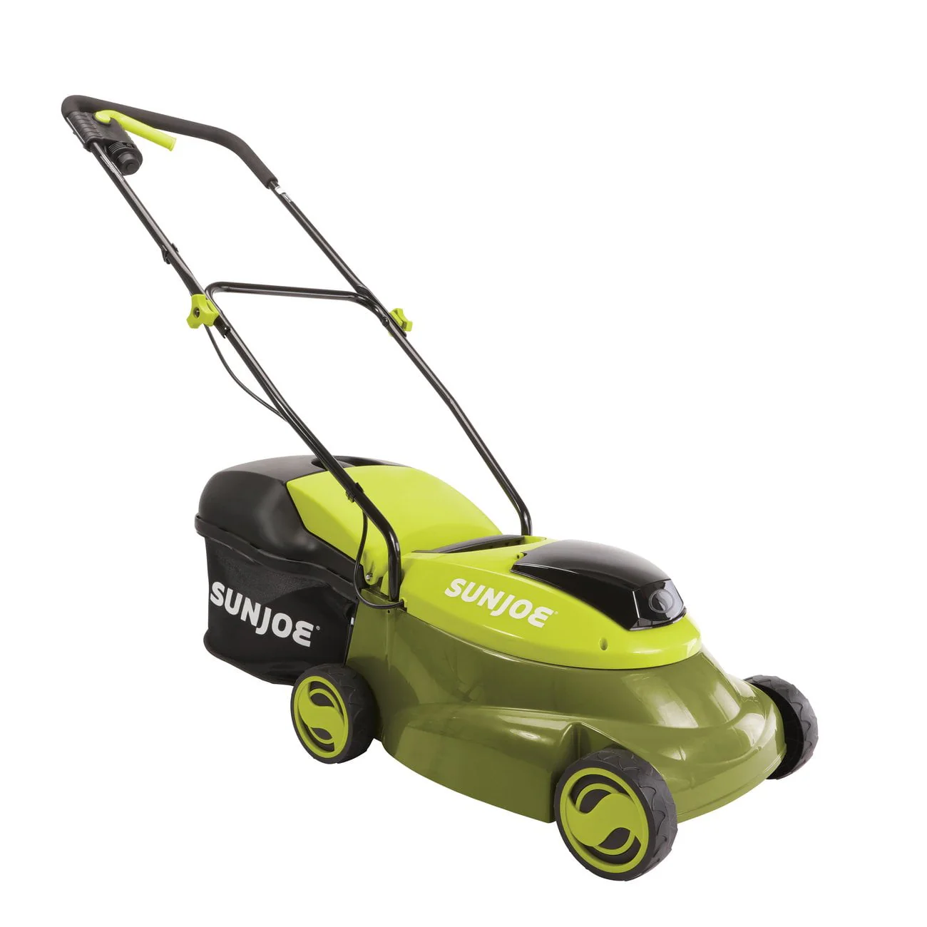24V Cordless 14 inch Walk Behind Push Lawn Mower, 3 Position, Brushless Motor, 5 0 Ah Battery Charger Image 3
