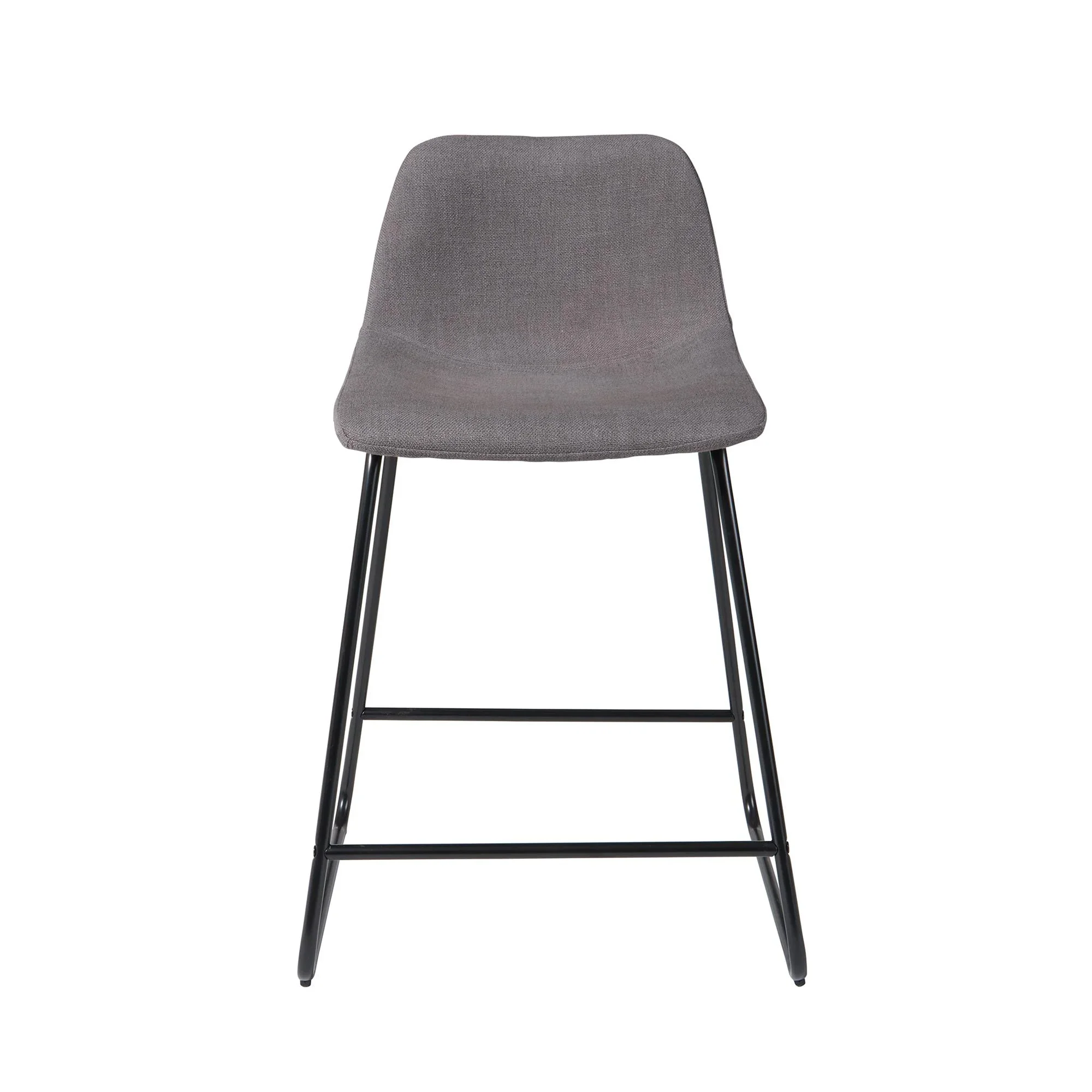 Better Homes & Gardens Scoop Counter Stool, Camel Faux Leather