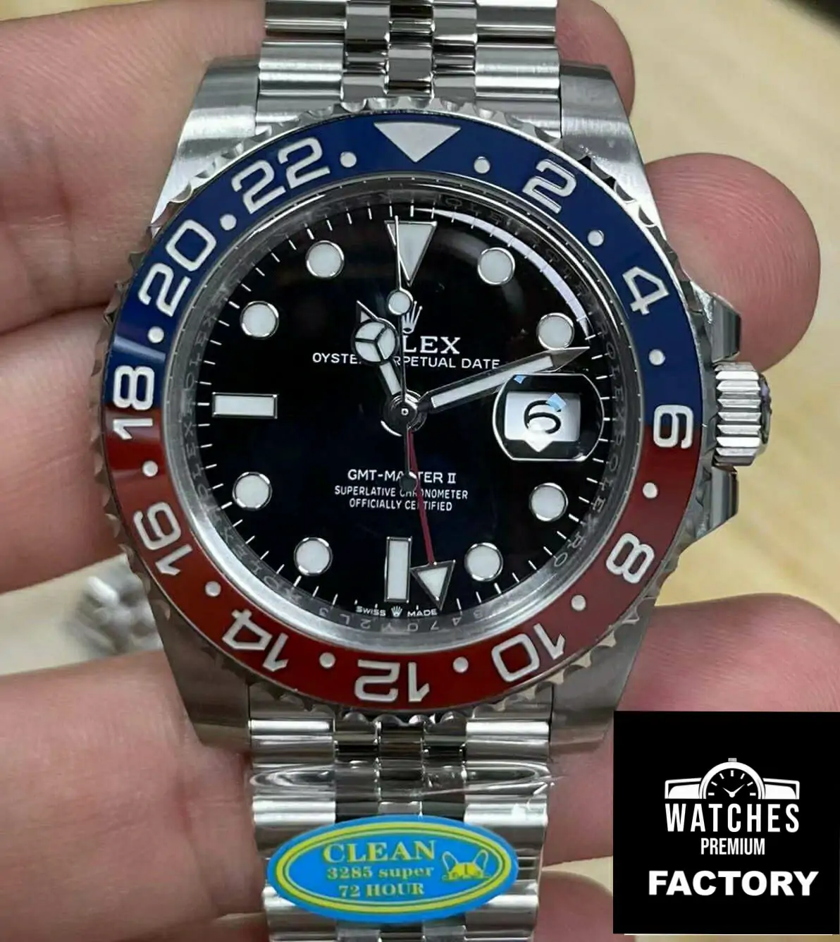 Rolex GMT Master II M126710BLRO-0001 Clean Factory V3 Black Dial