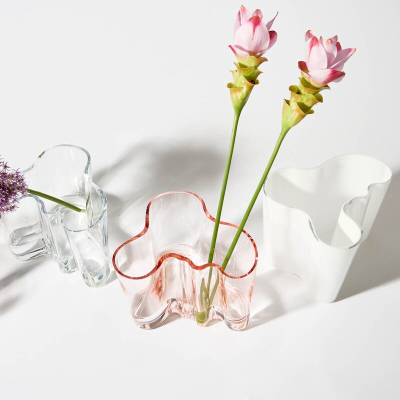 Alvar Aalto Collection vase 16 cm lakserosa
