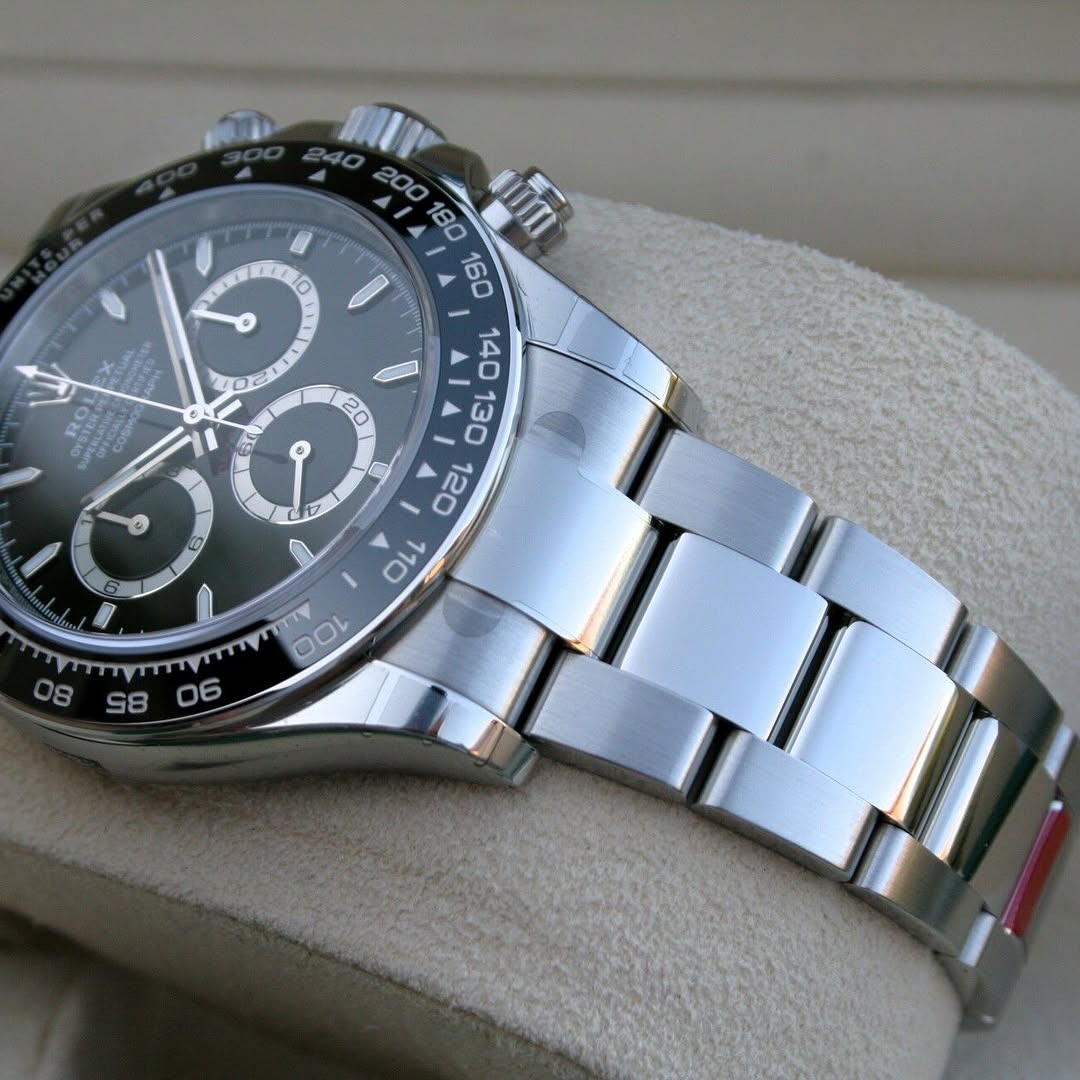 [Super Clone]Rolex Daytona 40mm Stainless Steel Black Dial  m126500ln-0002