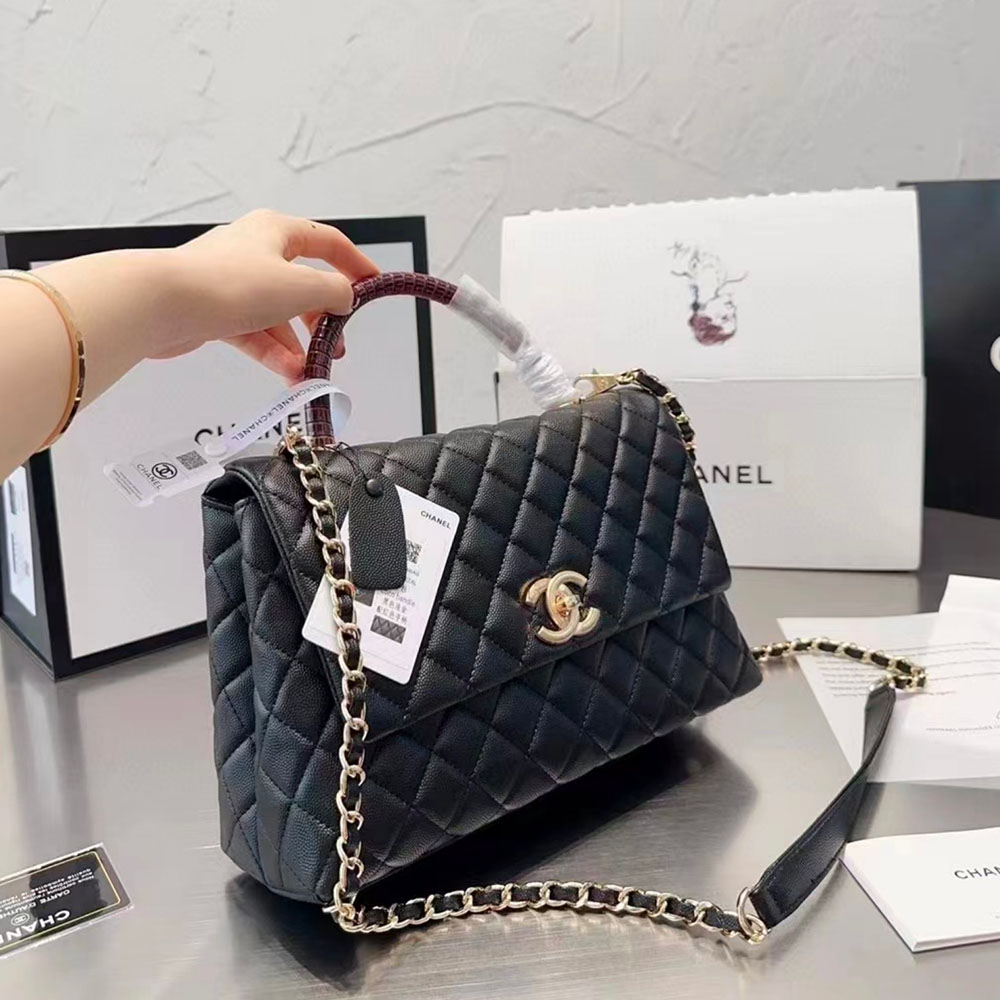 Chanel Coco Handle Bag Medium Shoulder Bag