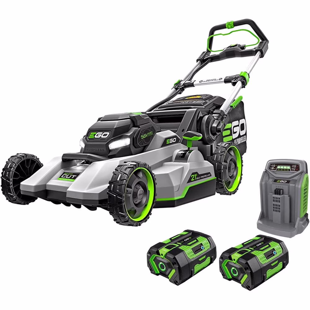 21 Inch Select Cut Self-Propelled Mower With Touch Drive And 6Ah Battery 2Pk