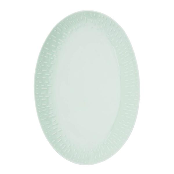 Confetti ovalt fat 36x25,5 cm pistachio