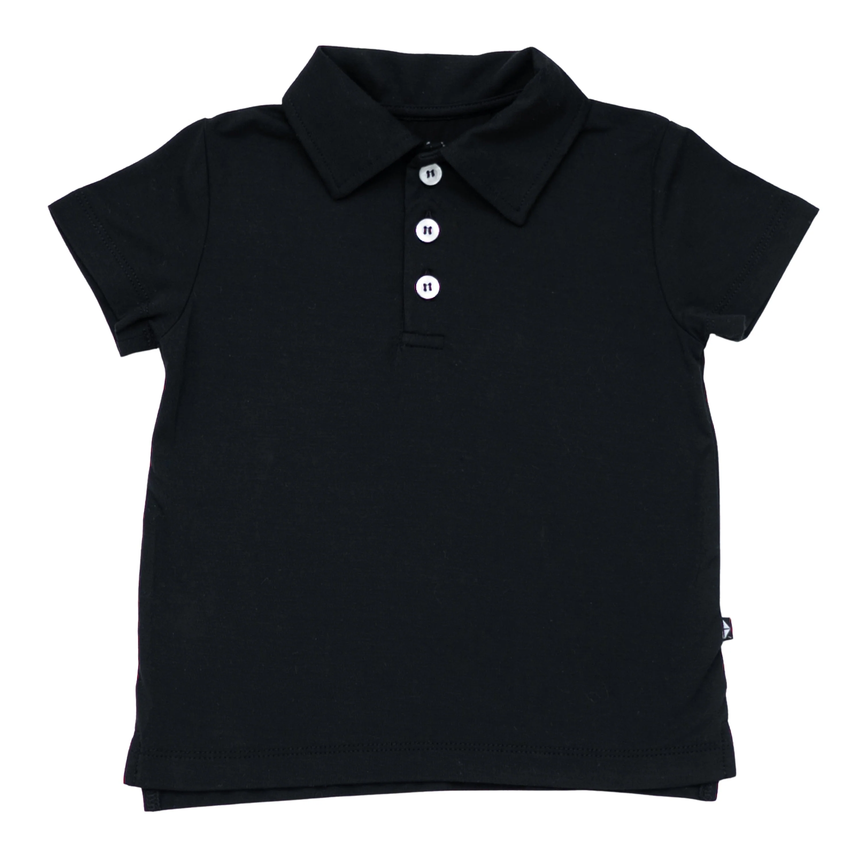 Toddler Short Sleeve Polo in Midnight