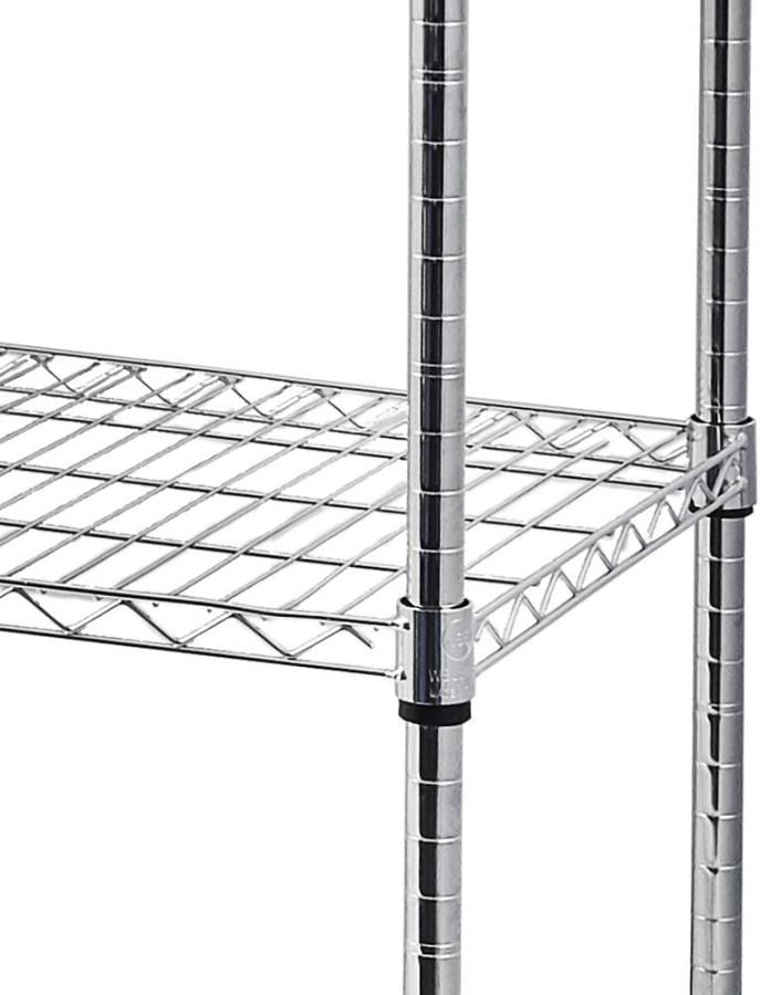 6-Shelf Shelving Storage Unit Heavy Duty Metal Organizer Wire Rack