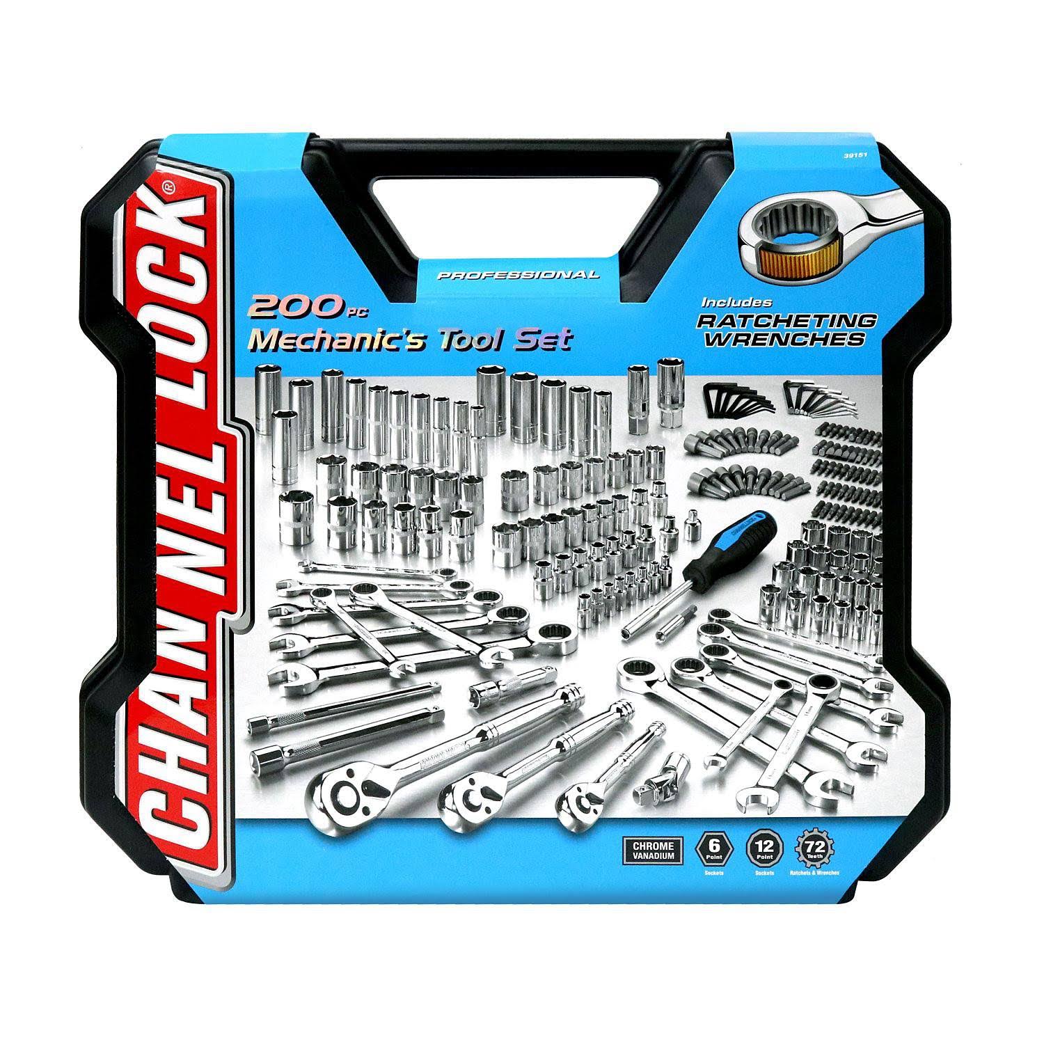 Channellock Mechanics Set (200 Pc.)-Instock